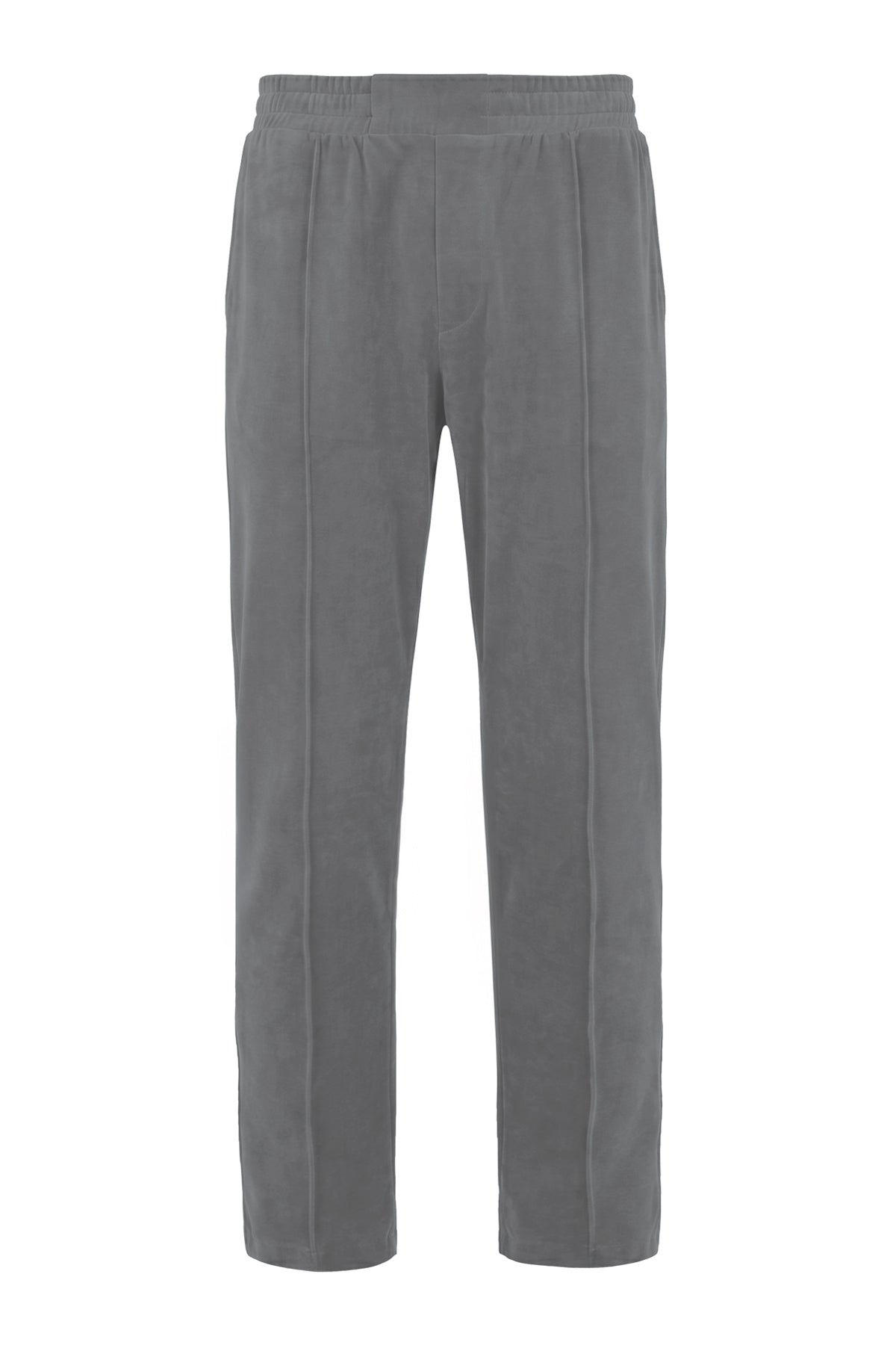 Erkek Koyu Gri Lyocell Spor Pantolon-SFMEA1037
