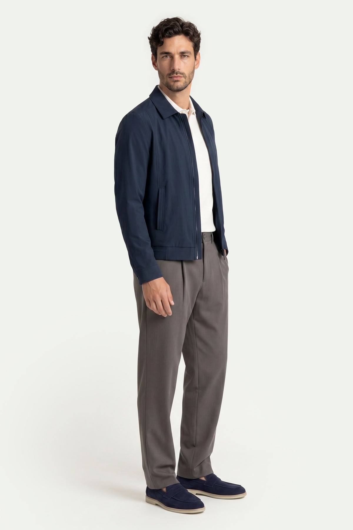Erkek Vizon Baggy Pantolon-SFMPA1028