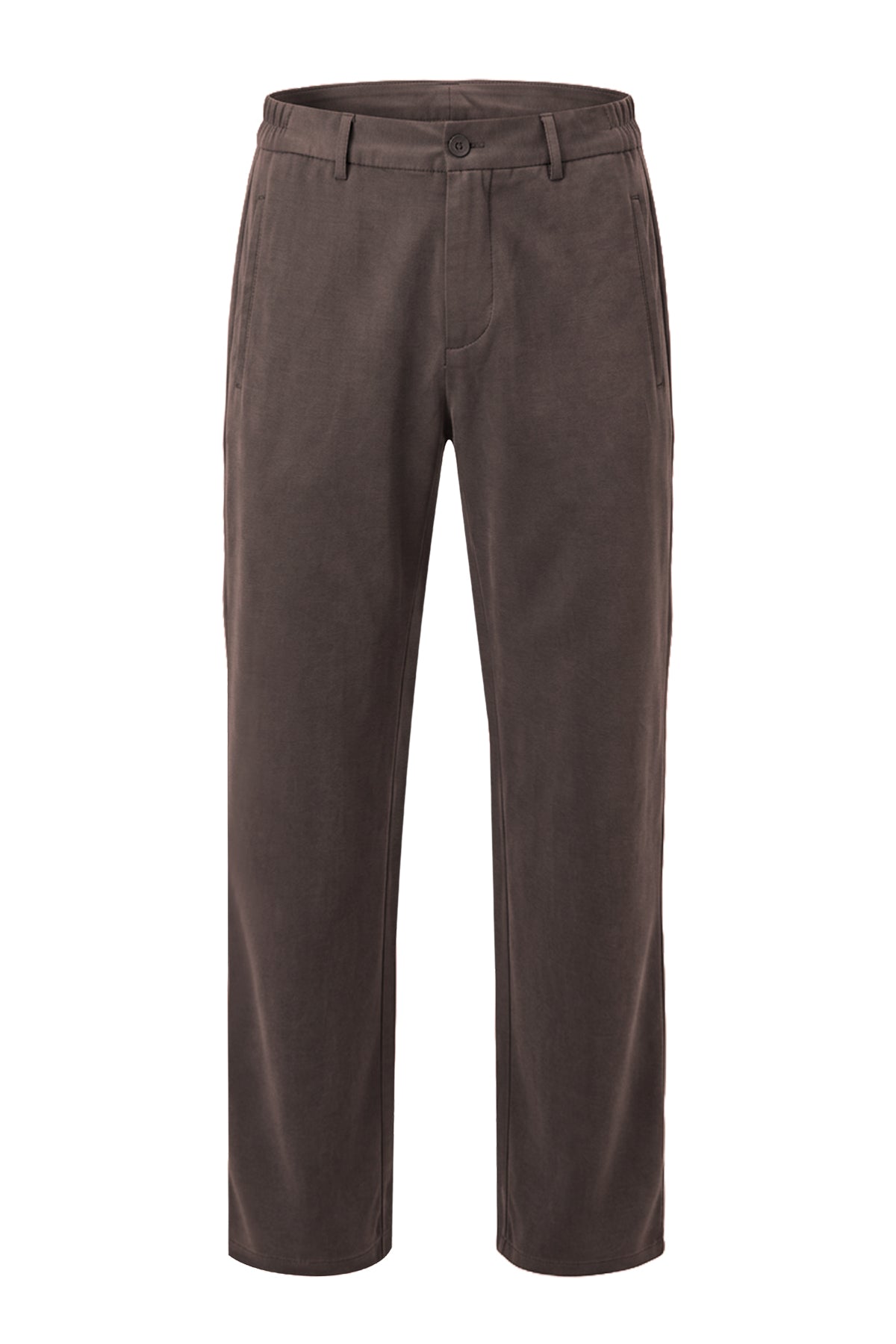 Erkek Kahverengi Lyocell Spor Pantolon-SFMPA1038
