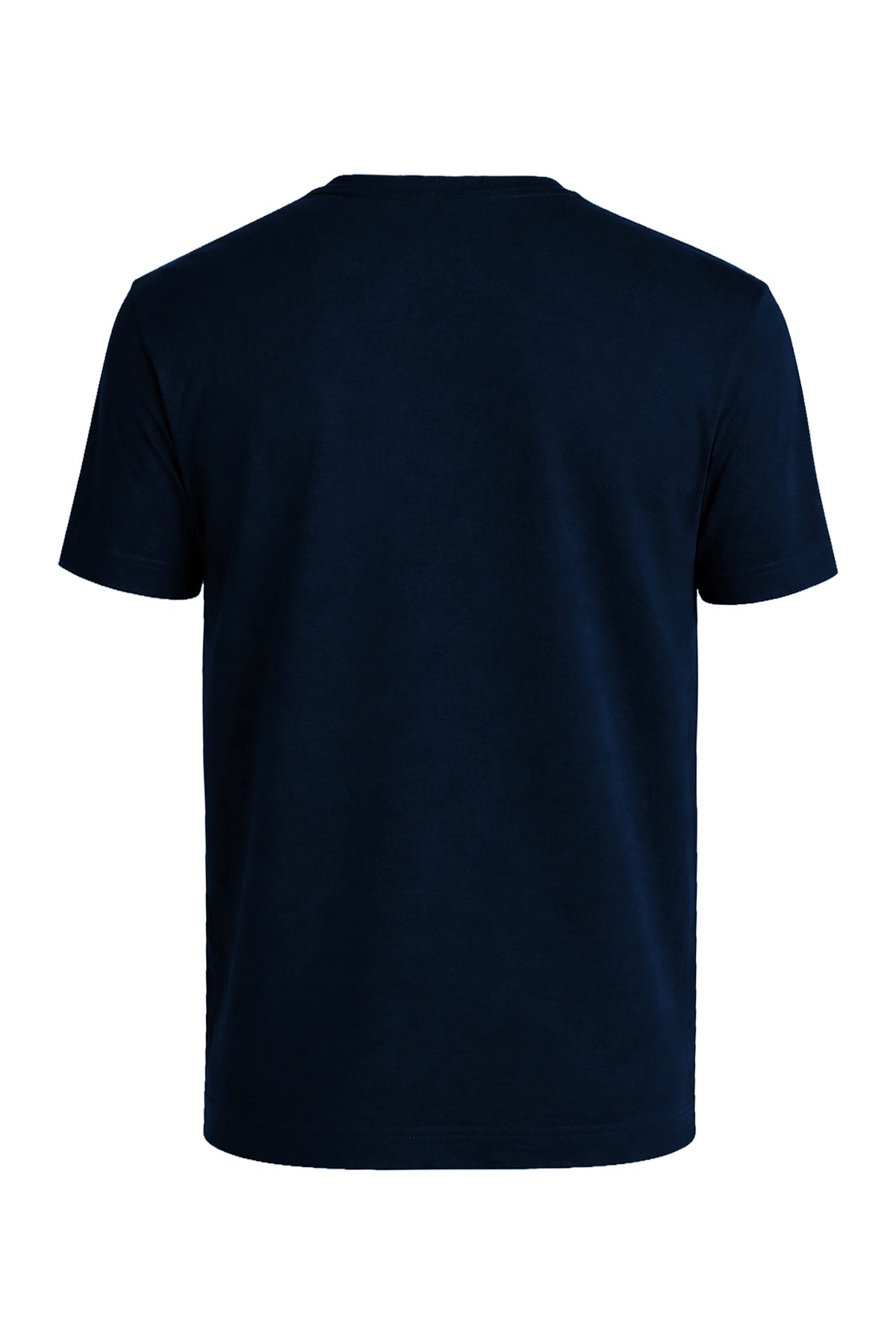 Erkek Lacivert Lyocell Oversize T-Shirt-SFMTI1029