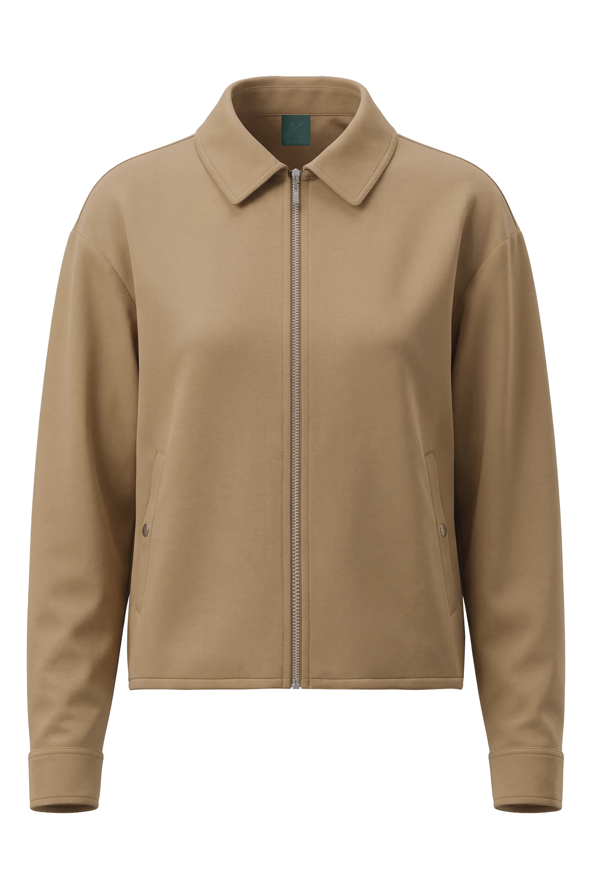 Kadın Camel Lyocell Ceket-SFWCE0041