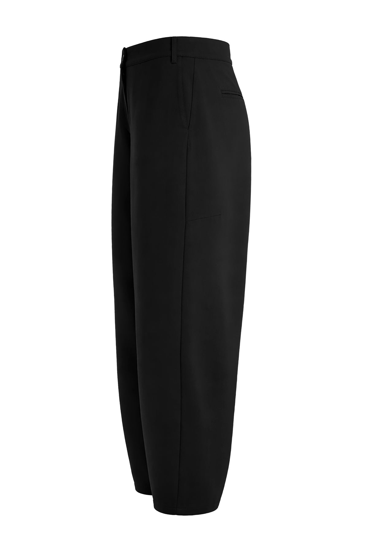 Kadın Siyah Barrel Pantolon-SFWPA0023