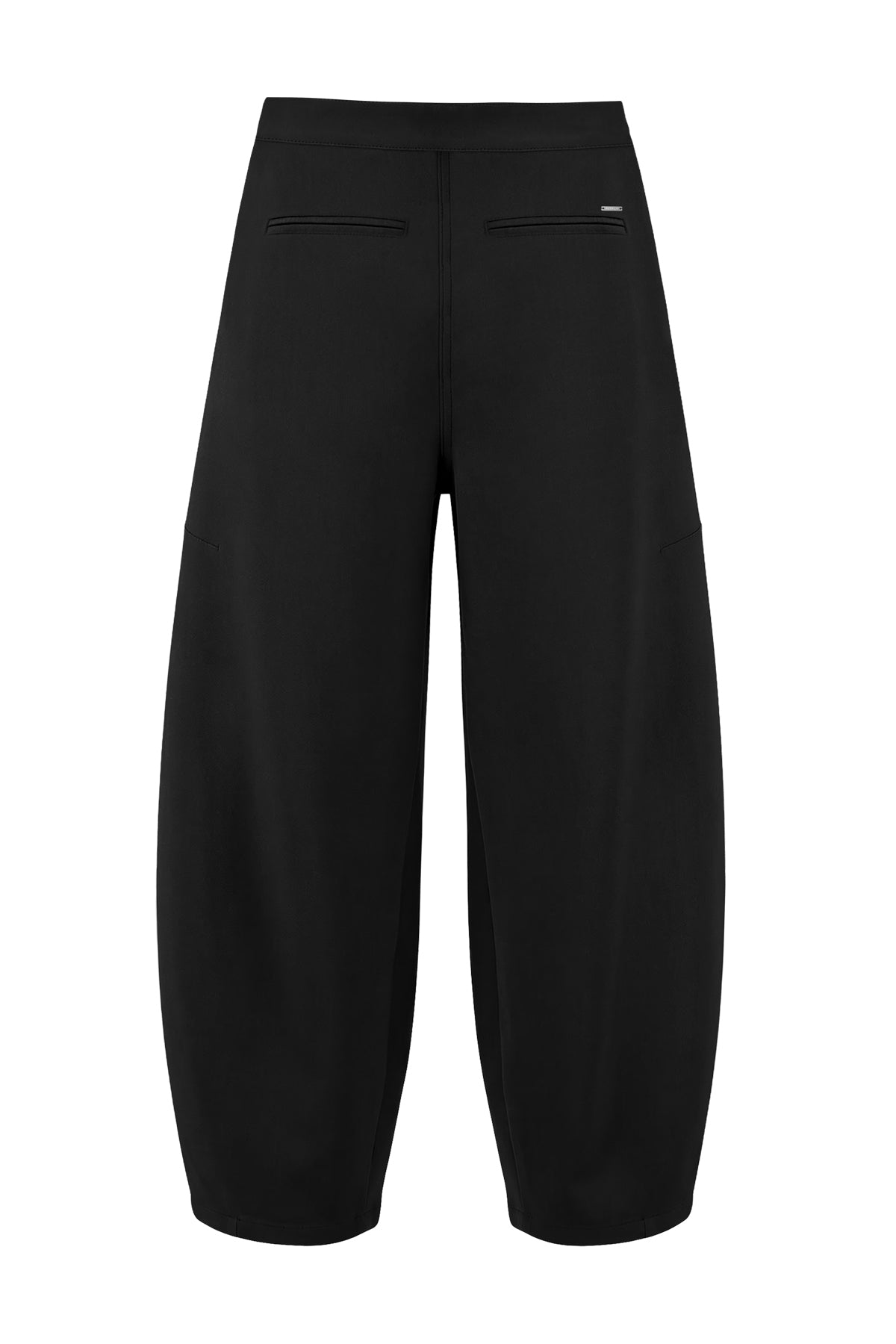 Kadın Siyah Barrel Pantolon-SFWPA0023