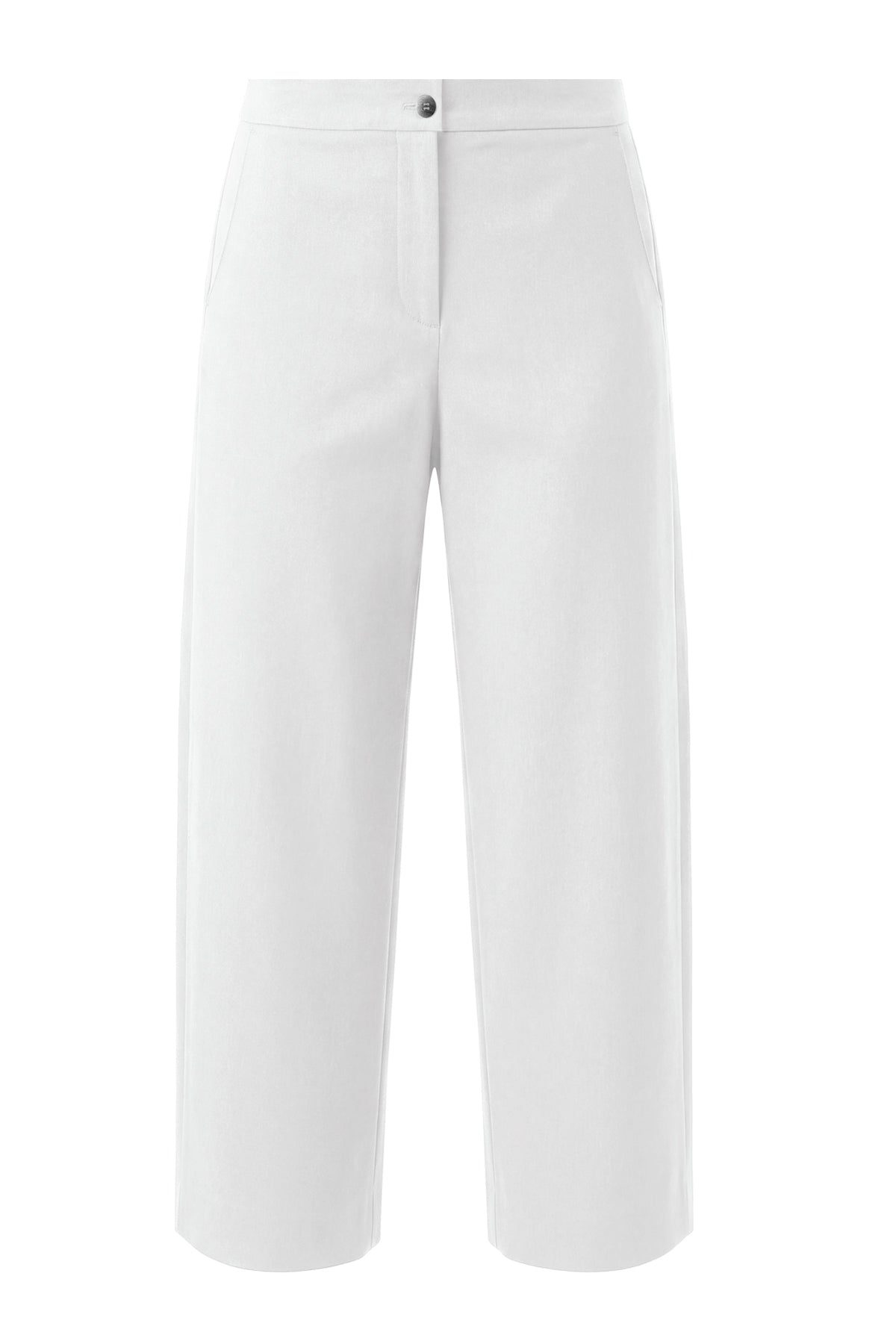 Kadın Beyaz Culotte Pantolon-SFWPA0048