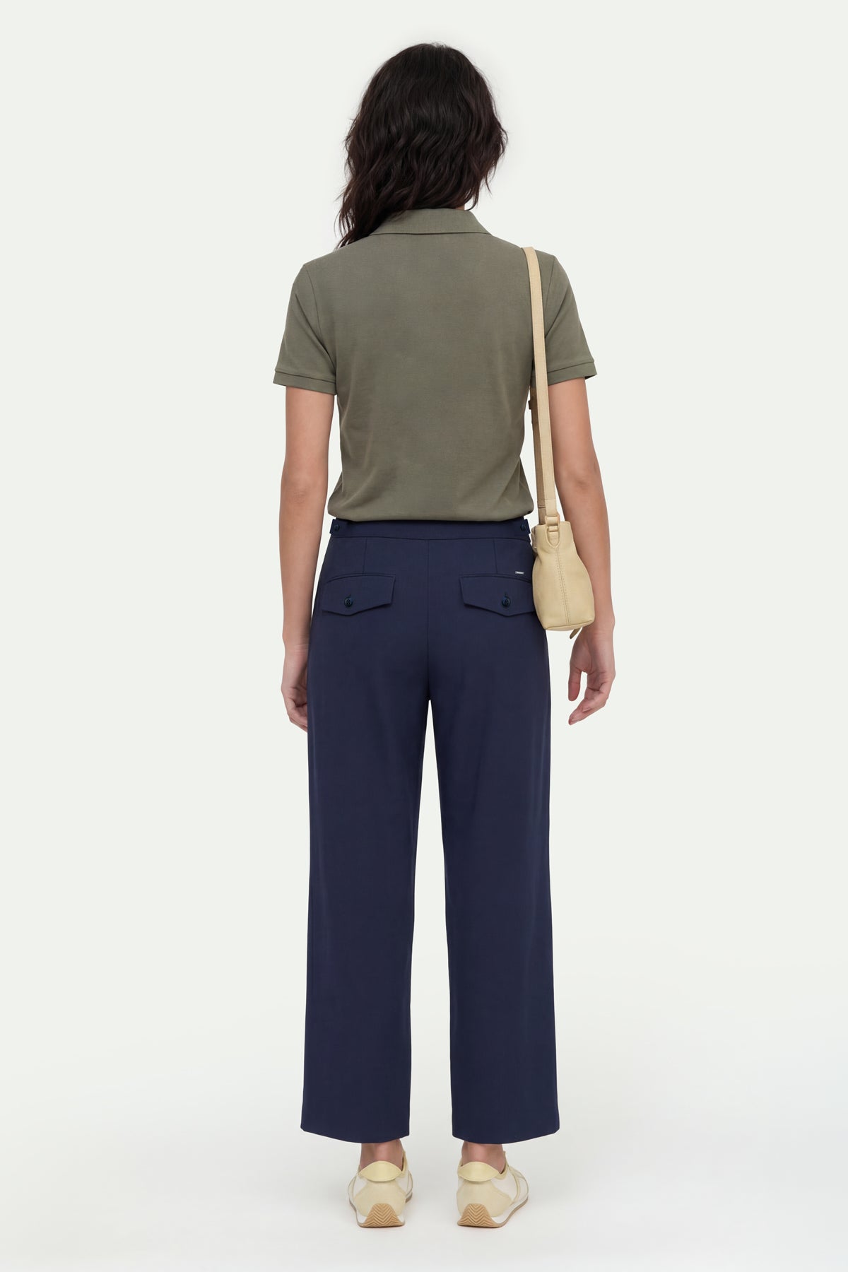 Kadın Lacivert Culotte Pantolon-SFWPA0048