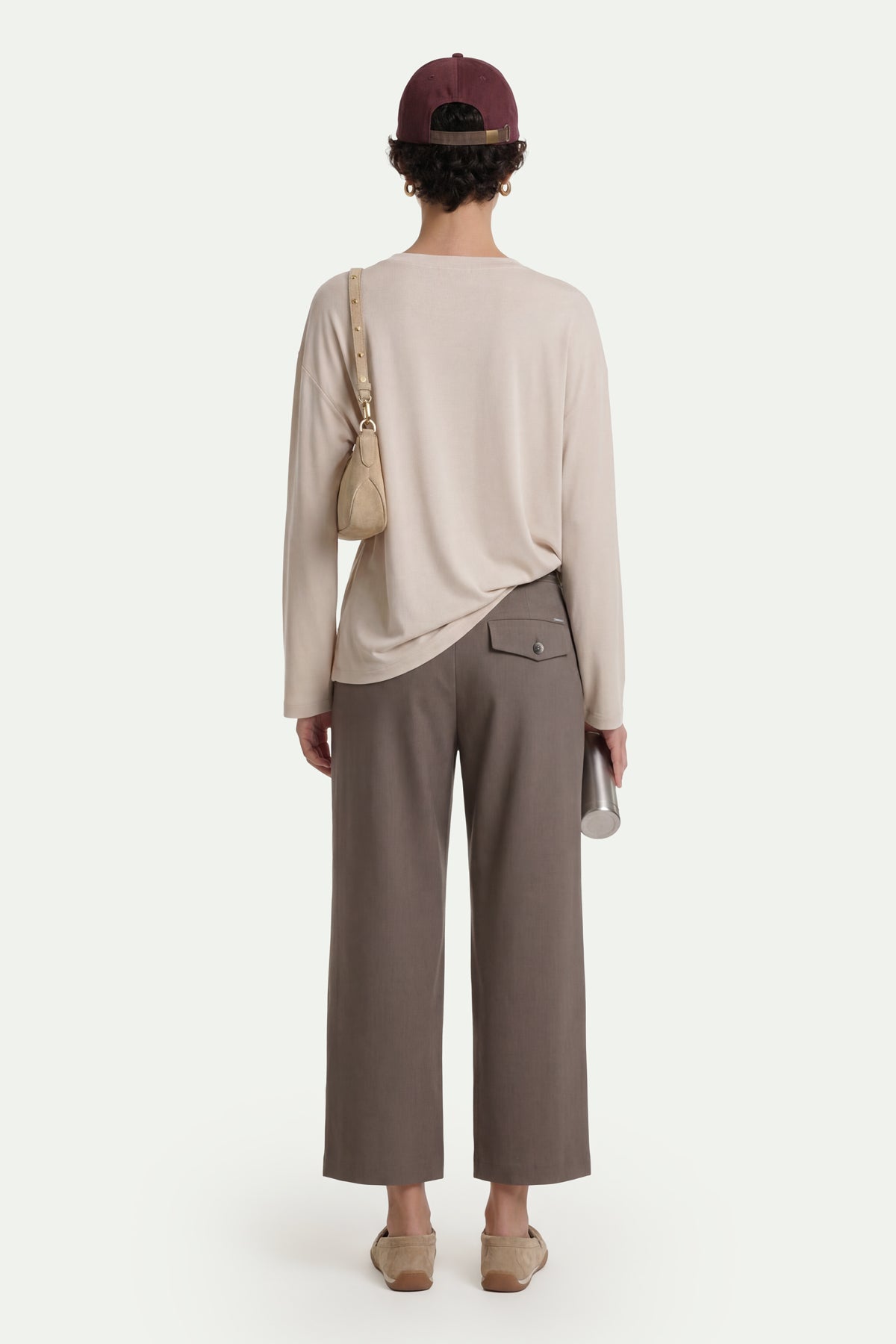 Kadın Vizon Culotte Pantolon-SFWPA0048