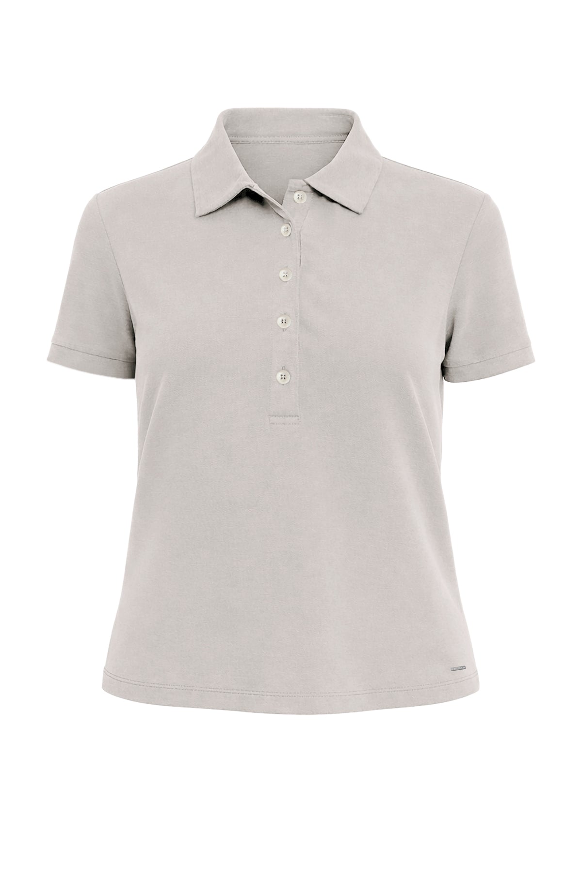 Kadın Krem Lyocell T-shirt-SFWTI0038