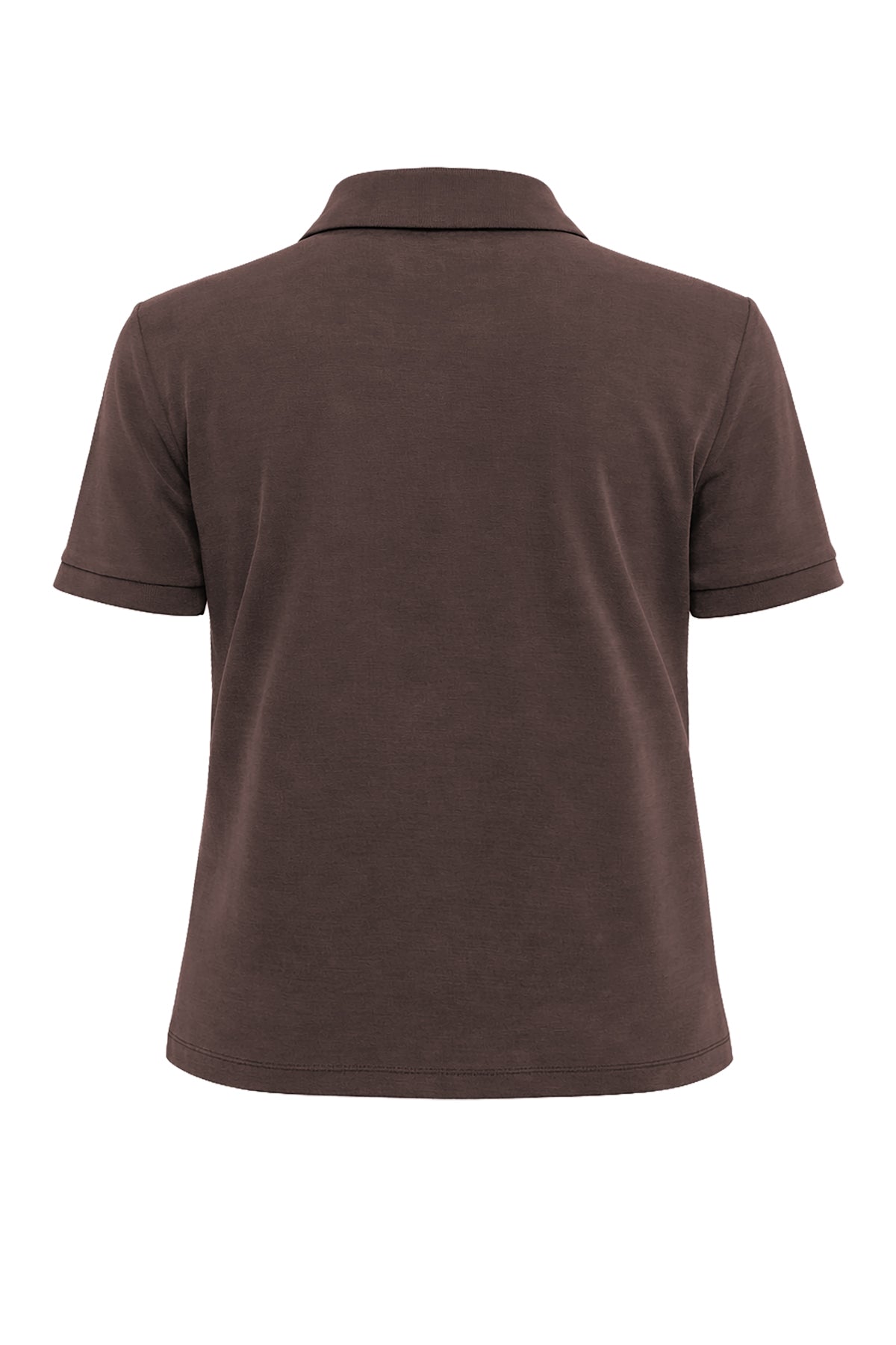 Kadın Vizon Lyocell T-shirt-SFWTI0038