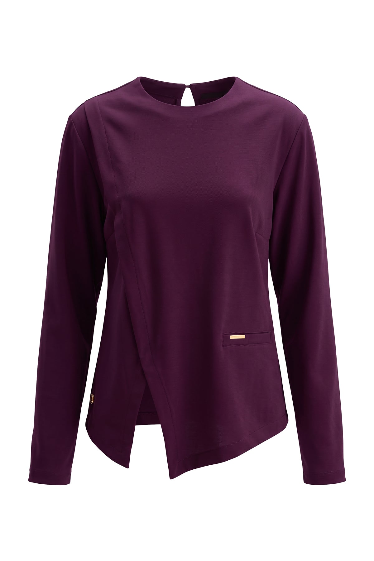 Kadın Bordo Lyocell Bluzlu Takım-WFWTK0121