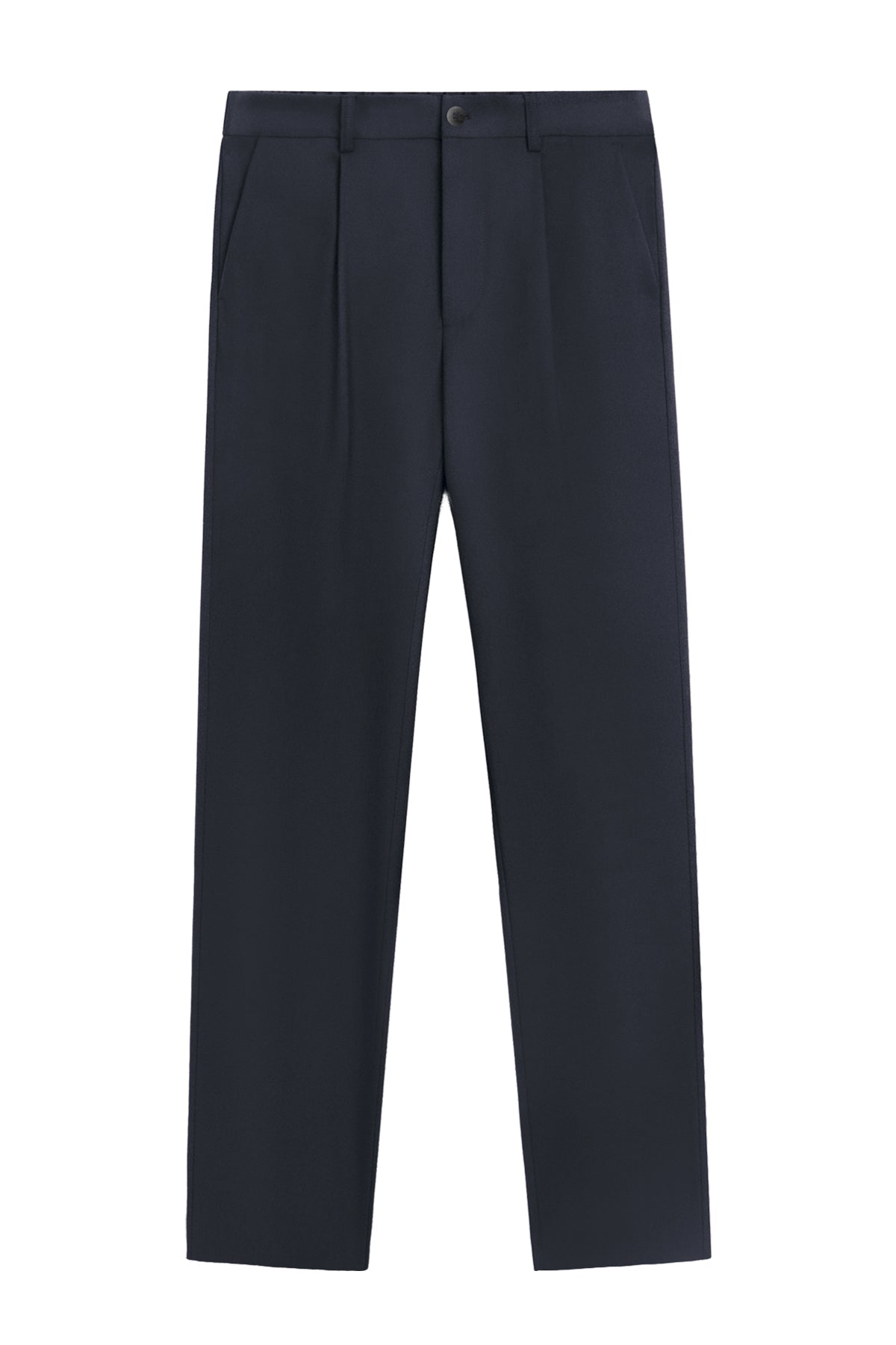 Erkek Koyu Lacivert Baggy Pantolon-SFMPA1028