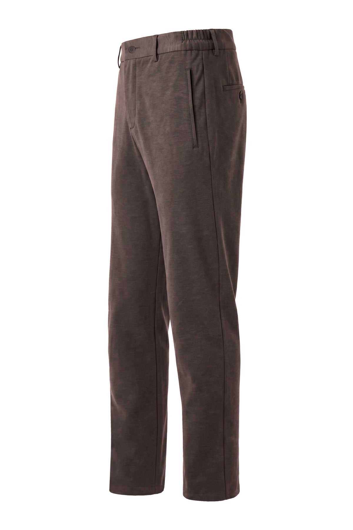 Erkek Kahverengi Lyocell Spor Pantolon-SFMPA1038