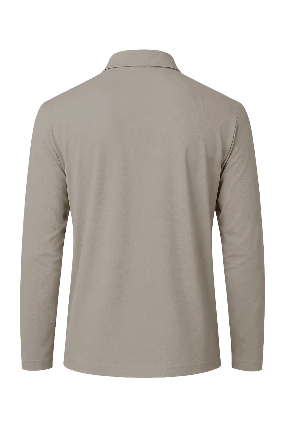 Erkek Koyu Taş Lyocell 3/4 Polo T-Shirt-SFMTI1024