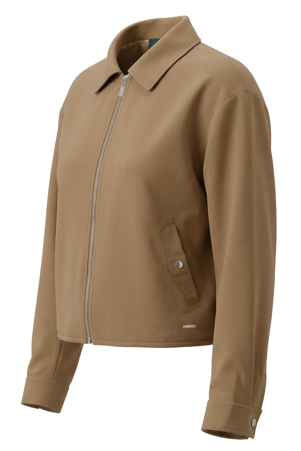 Kadın Camel Lyocell Ceket-SFWCE0041