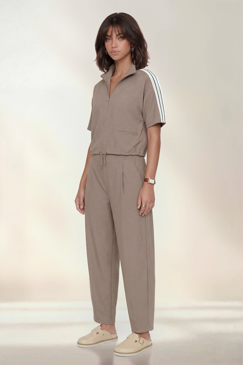 Kadın Vizon Tencel Palazzo Pantolon-SFWEA0013