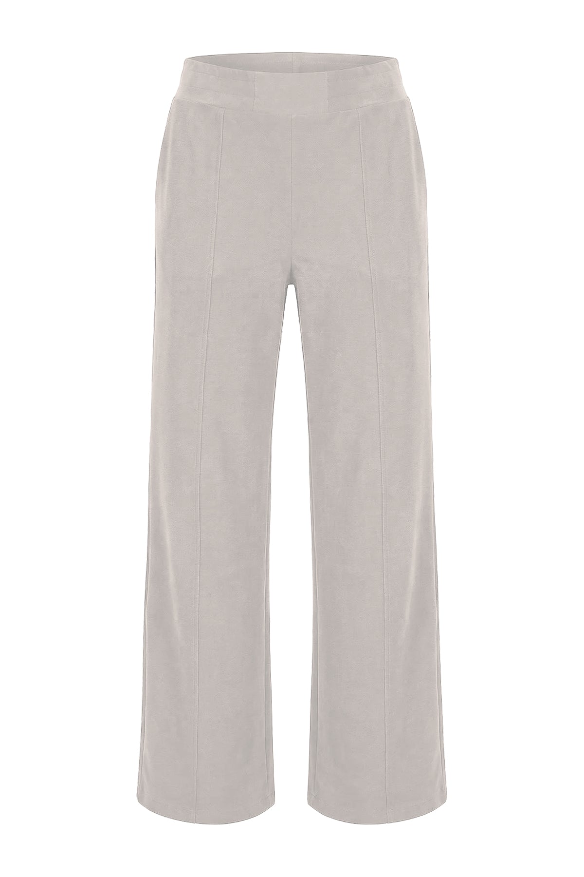 Kadın Krem Lyocell Spor Pantolon-SFWEA0037