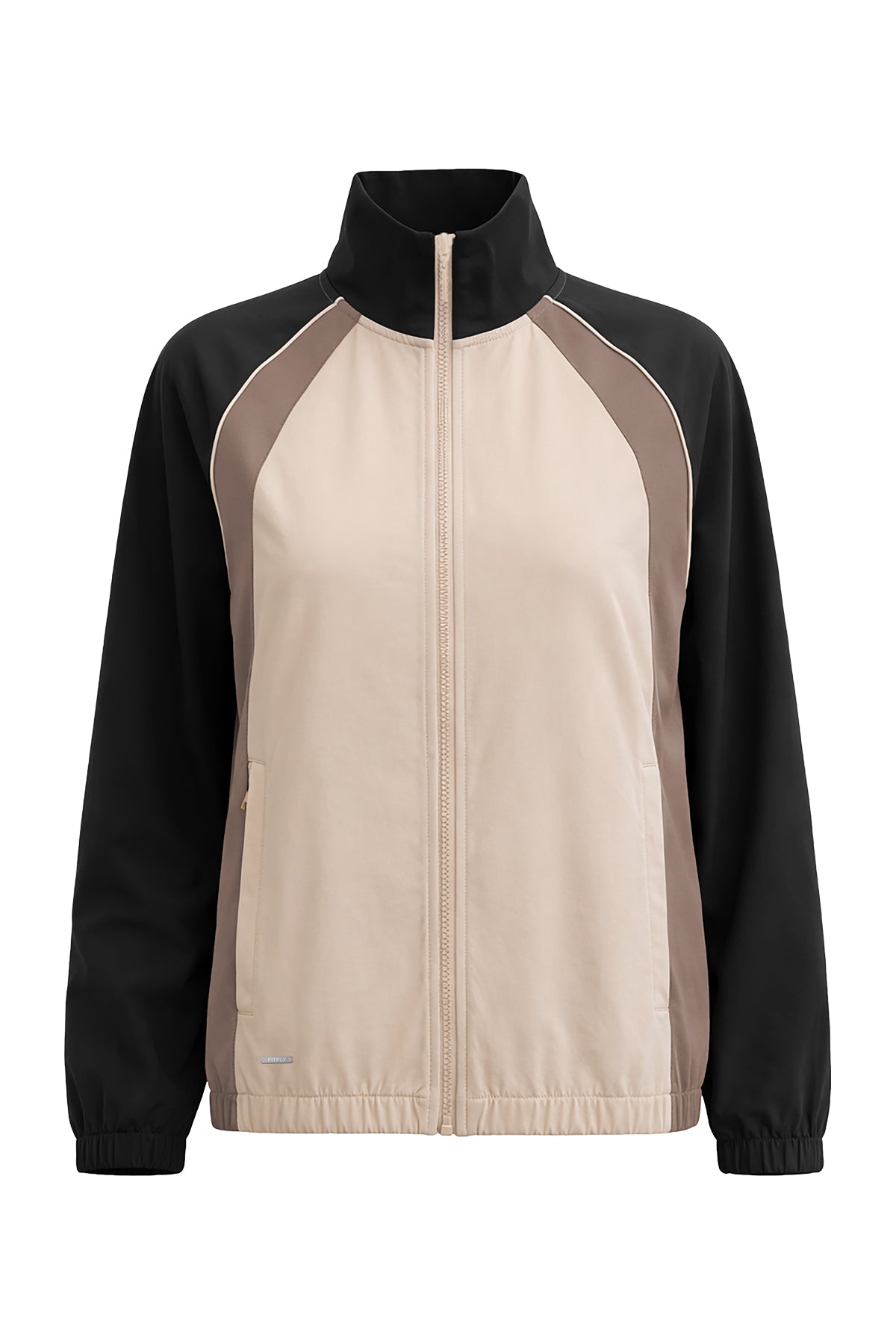 Kadın Siyah Spor Sweatshirt-SFWEU0006