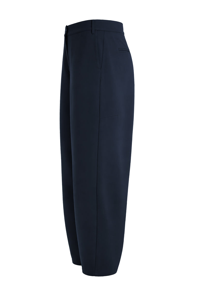 Kadın Lacivert Barrel Pantolon-SFWPA0023