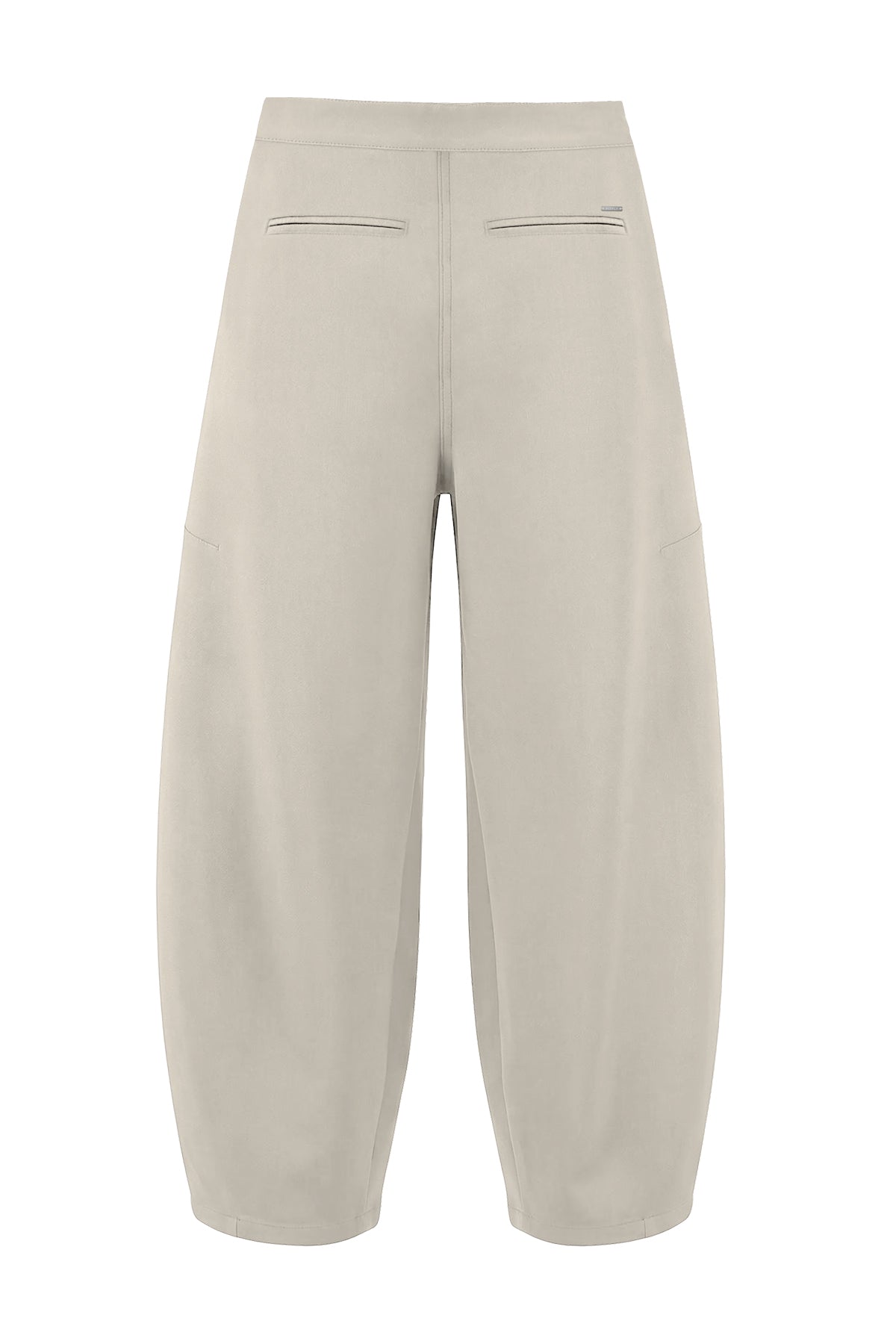 Kadın Krem Barrel Pantolon-SFWPA0023