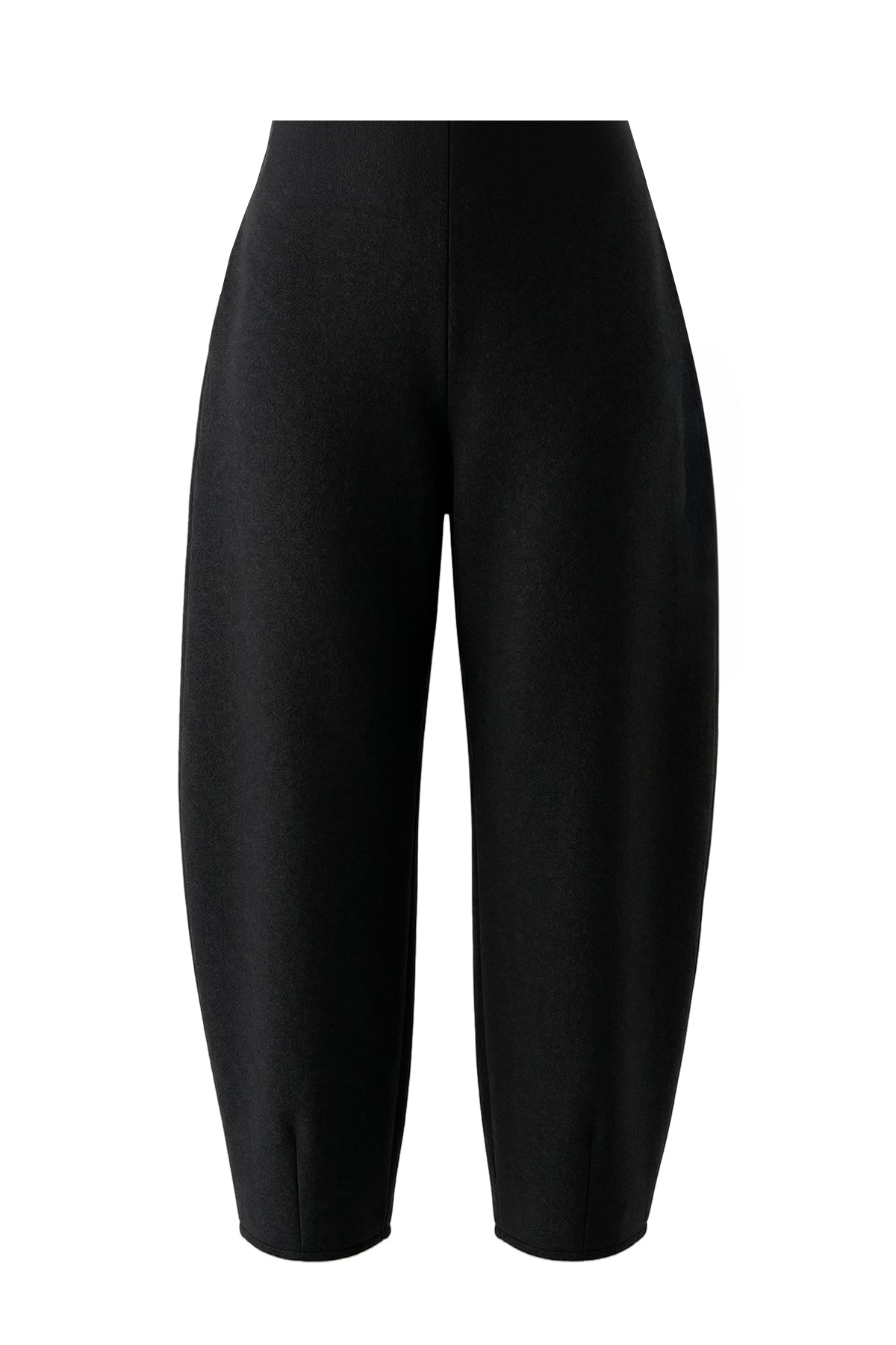 Kadın Siyah Lyocell Barrel Pantolon-SFWPA0027