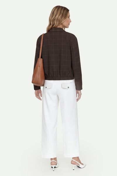 Kadın Beyaz Culotte Pantolon-SFWPA0048
