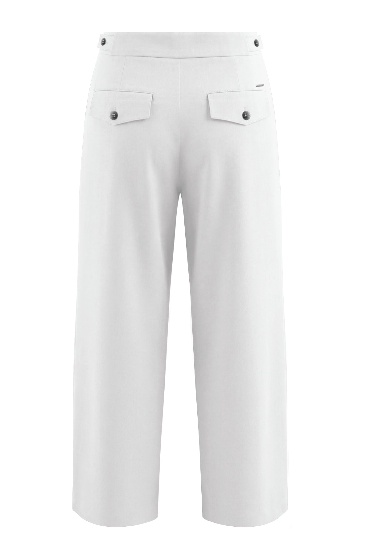 Kadın Beyaz Culotte Pantolon-SFWPA0048