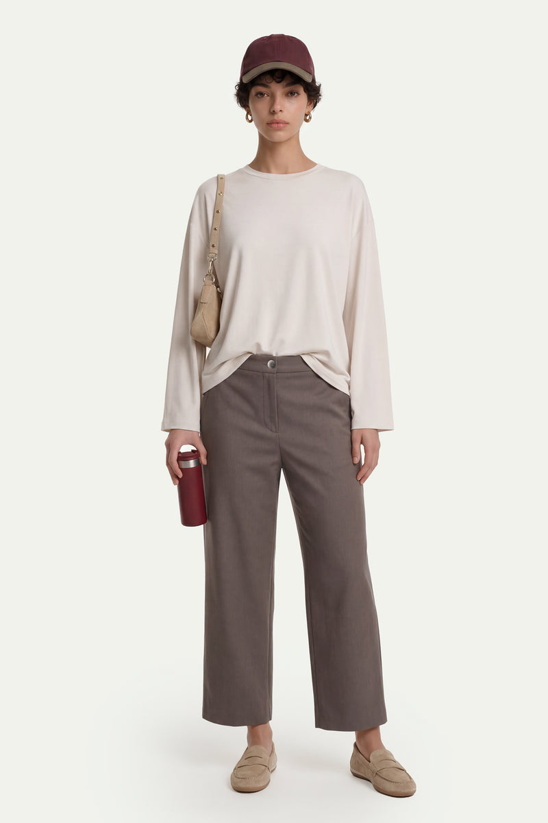 Kadın Vizon Culotte Pantolon-SFWPA0048