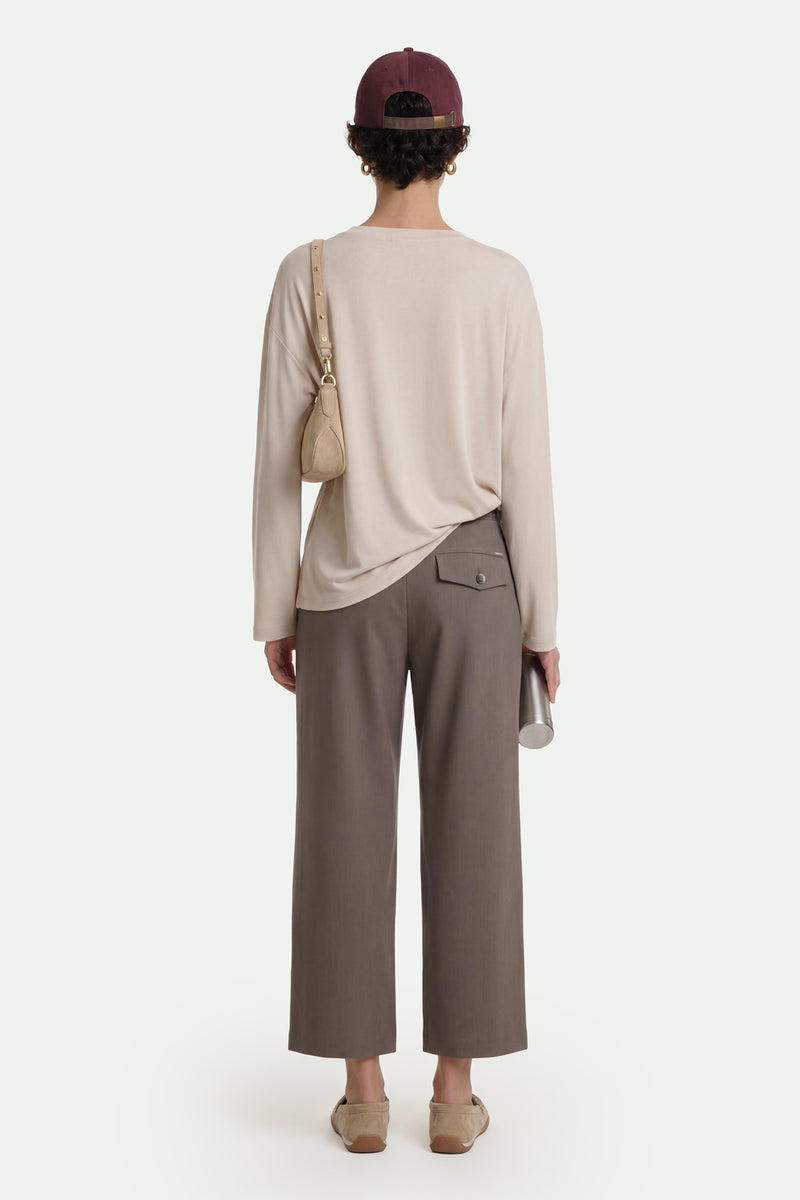 Kadın Vizon Culotte Pantolon-SFWPA0048
