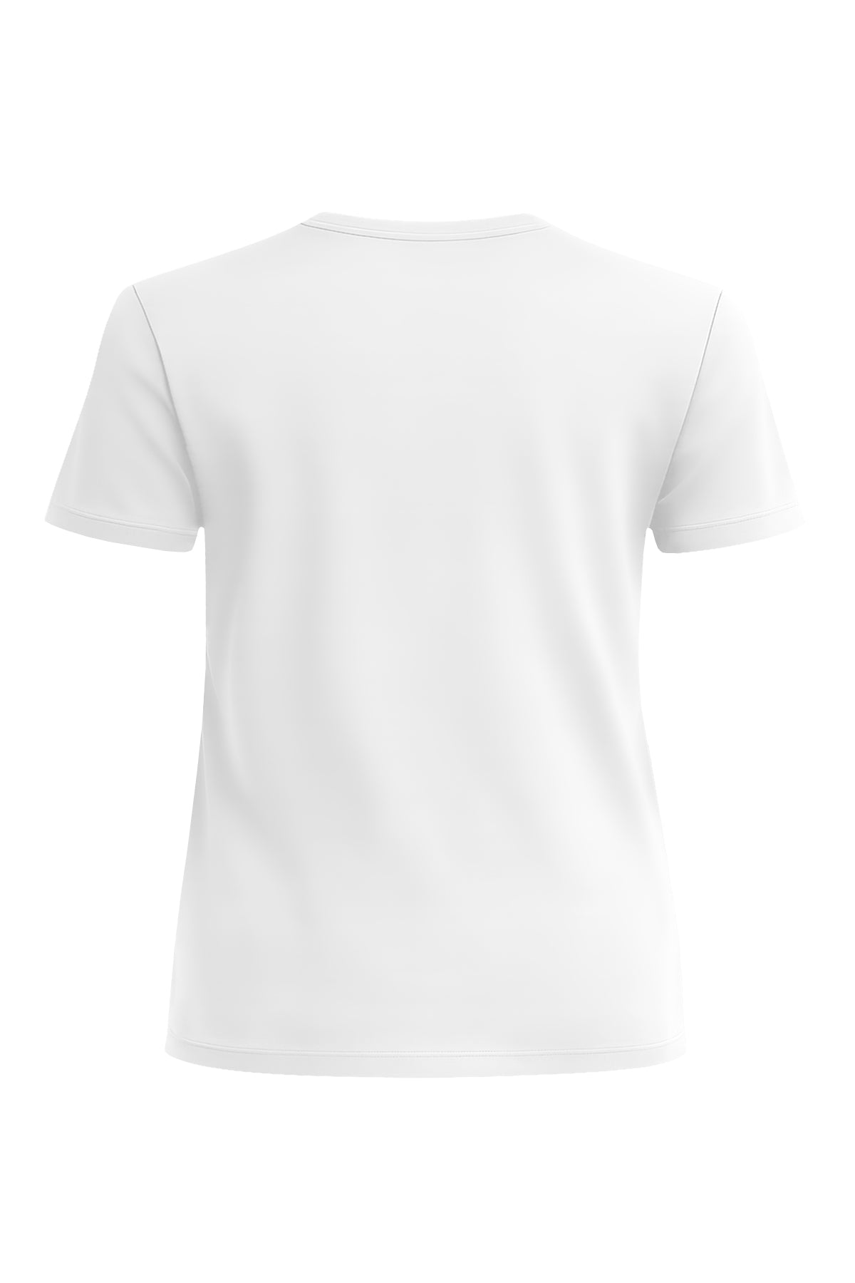 Kadın Beyaz Lyocell Regular Fit T-Shirt-SFWTI0021