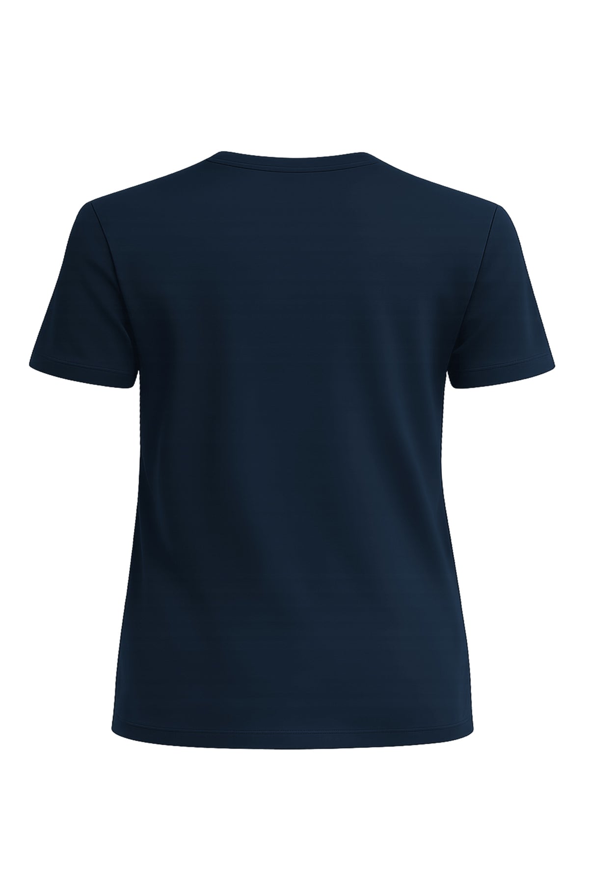 Kadın Lacivert Lyocell Regular Fit T-Shirt-SFWTI0021