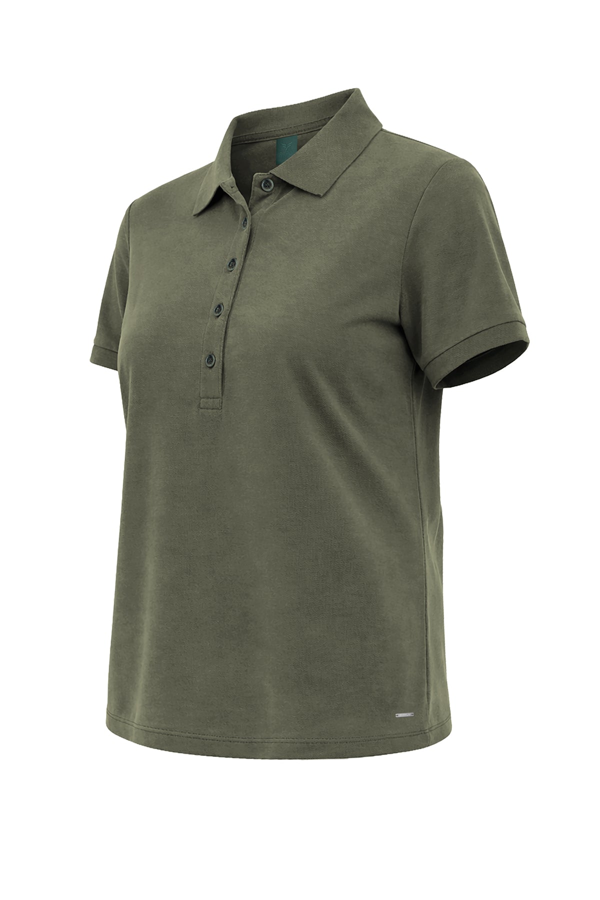 Kadın Açık Yeşil Lyocell T-shirt-SFWTI0038