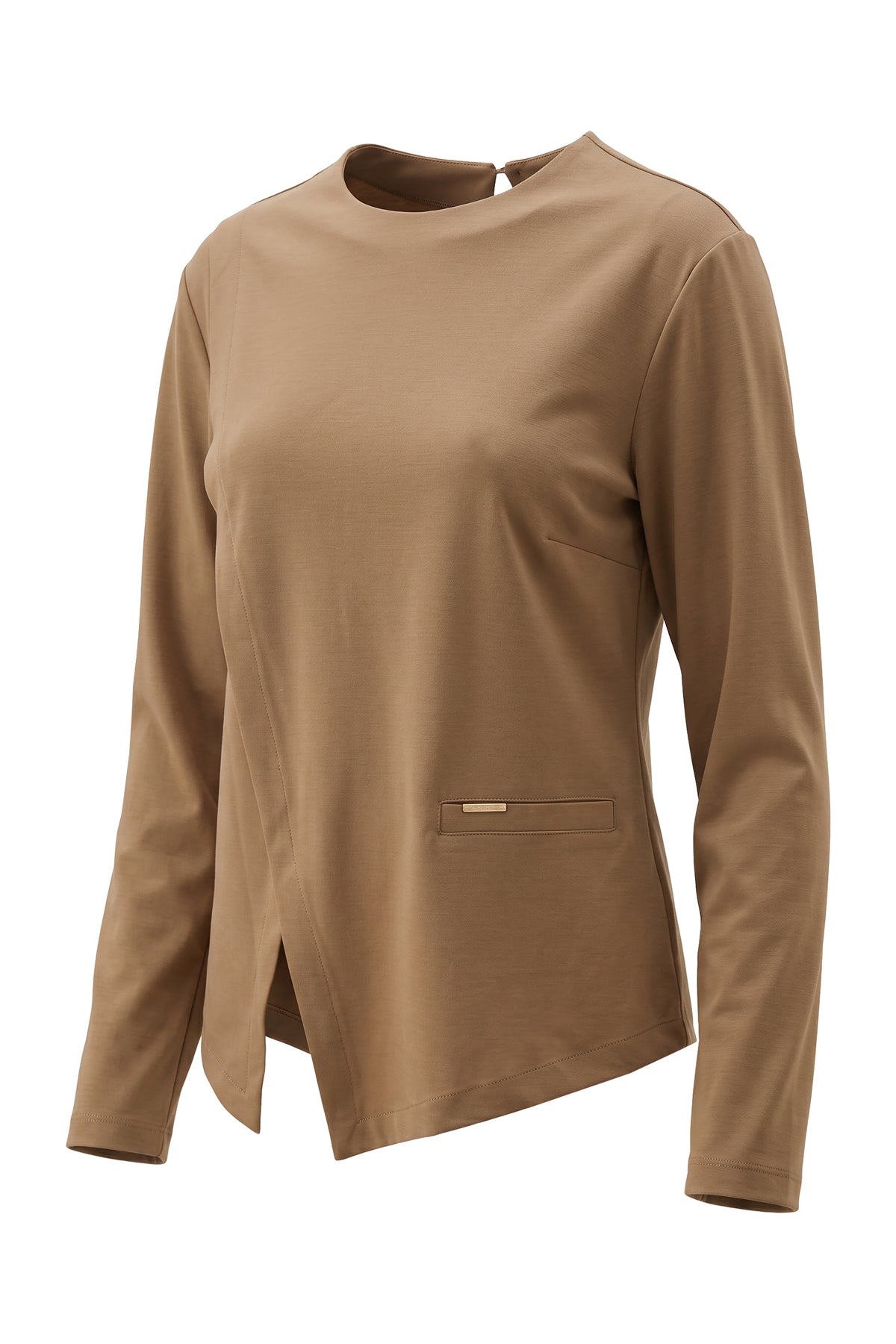 Kadın Camel Lyocell Bluzlu Takım-WFWTK0121