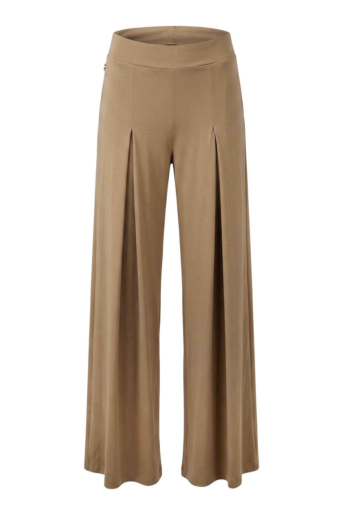 Kadın Camel Lyocell Bluzlu Takım-WFWTK0121