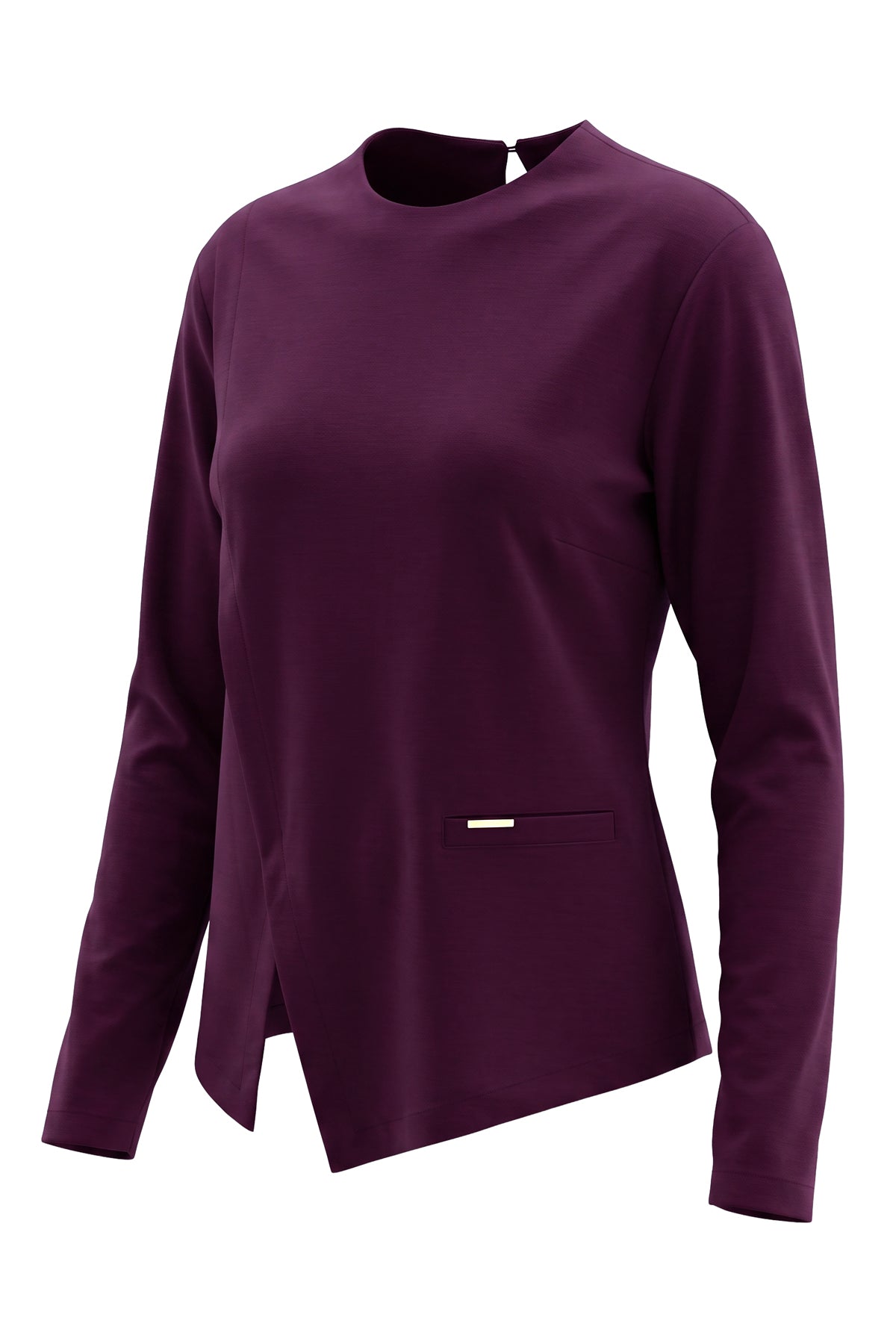 Kadın Bordo Lyocell Bluzlu Takım-WFWTK0121
